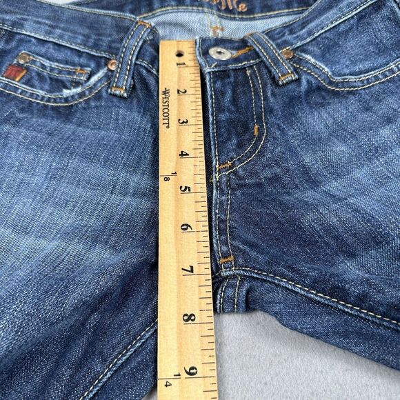 Miss Me Marilyn Jeans Womens 26 Blue Denim‎ Bootcut Dark Wash Low Rise Pants - Picture 6 of 16